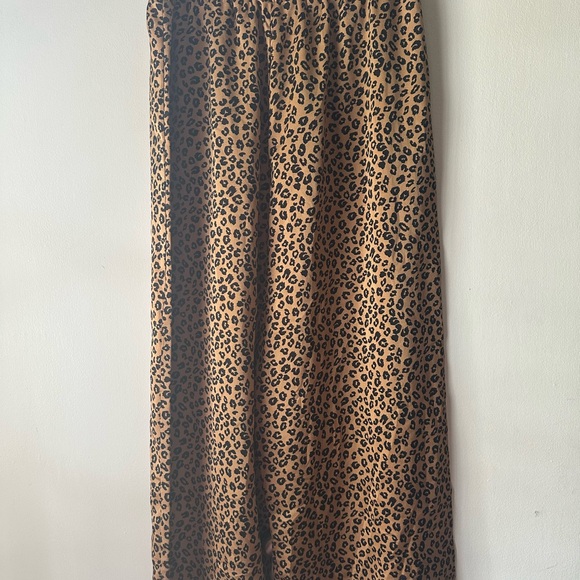 Francesca Mi Ami leopard wide leg pants size 14 - Picture 3 of 4